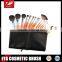 Multi-function 18-piece professional cosmetic brush set with wooden handle