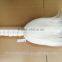 washed yak hair 60cm length, natural white color