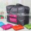 Alibaba China supplier high quality nylon cartoon printing blue sky travel luggage bag
