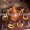 Wooden tea set made in Vietnam, Sophisticated tea set, high quality wood product