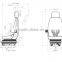 China Factory Supply Construction Machinery Seat /Car Driver Seat PVC YHF-07