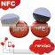 HF 13.56mhz NFC tags Labels Stickers, small nfc sticker