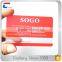 Transparent 13.56mhz 1K Fudan F08 rfid smart card