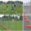 Purple pvc coated fence wire mesh fence tennis court