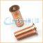 Factory sales stud welding screw with copper plated
