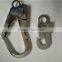 Steel safety self locking galvanized snap safety climbing eye hook for building