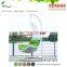 TG15-0139 Half moon shape white resin wicker swing chair