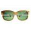 Fashionable super stylish handmade retro zebra wood sunglasses