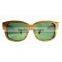 Fashionable super stylish handmade retro zebra wood sunglasses