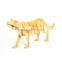 3D creative design Tiger shape wooden shelf ,Nice lively Animal home decoration sets