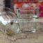 Clear Small Decorative Pillar Glass Candle Holder Jar