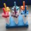 Plastic rocket popsicle molds and ice lolly moulds