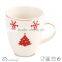 two tone porcelain mug porcelain mug christmas design
