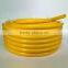 high quality excellent tensile strength flexible yellow PVC hose for car washing industry