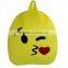 cheap wholesale stuffed items plush funny backpacks emoji kids backpack