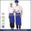 Contrast Color Fashionable Summer Short Sleeve Chef Coat Uniform