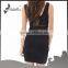 Mesh panel bodycon dress of 2015 hot selling fashion dress for women