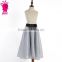 Europle and American wholesale long chiffon skirt fashion ,grey skirt for women