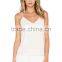 2015 OEM gym singlet ladies white vest stringer vest