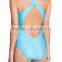 Screen Print One Piece With Liner Custom Swimsuit Scoop Neck Tank Top Straps 80% Nylon 20% Spandex Stretch Women Swimwear