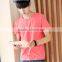 Zm40283b New Style Fancy Men's Summer Pure Color Shirts Comfortable Short Sleeve T-shirt
