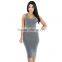 Women Milk Fiber Fashion Dress Sexy Hip Up Prom Dress