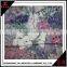 100% silk printing factory custom lady flower scarf