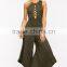 Latest Sexy Summer Sleeveless Crop Fashion Rompers Jumpsuits For Women 2017