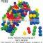 500g Soft Rubber Connecting Round Building Blocks Educational Toys For Kids