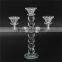 crystal candle holder with diamond hand