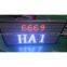 P7.62 double sides dual color led signs