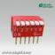 6 position  piano type DIP switch