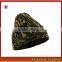 XJ01219/Wholesale camo knit hat acrylic beanie knit hat