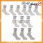 classic black white cushioning blank polyester crew mens socks/basketball crew polyester mens socks