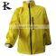 Packable rain resistant foldable 100% nylon rain jacket