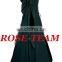 Rose Team-Free Shipping Custom-made Dark Green Amazing Luxurious Dress Victorian Medieval Dress