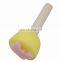 Art & Craft Set of 4 Wooden Handle Round Stencil Foam Sponge Brush