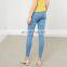 Manufacturers china elastice new fashion women jeans trousers