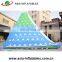 Funny beach inflatable iceberg climbing wall/ Inflatable pool iceberg iceberg float for water sports