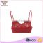 Red push up chest plus size seamless nylon wholesale camisole gym
