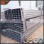 25x25 square steel tube wall thickness 1.6mm, steel black welded pipe