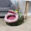 2019 Christmas cute cartoon Pet gifts warming in winter supplies dog beds houses