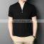 New design cotton v neck shirt and  polo t shirt man