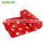 winter used polar fleece fabric foldable pet dog blanket