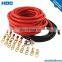 105degree heavy duty rubber battery cable 600V Red color 15mm2 size copper conductor factory price