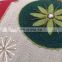 crewel embroidery bead applique christmas joy seasonal cushion pillow cover