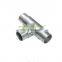 Stainless steel Tee Joint Pipe Tube 3 Way Elbow Pipe Fittings