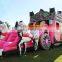 Princess Cinderella Carriage Bouncy Castle Inflatable Bouncer Kids Jumping Bounce House With Slide