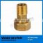 Brass water meter connection