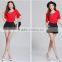 OEM Plus Size Clothing 2015 Lates Ladies Wide Leg Shorts